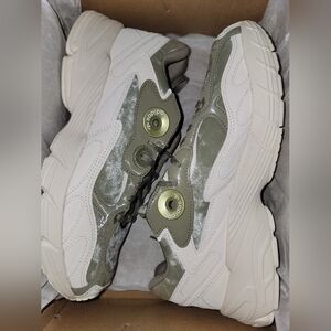 Adidas Astir 'Orbit Green Wonder White' shoes; Women's size 9.5 (42)